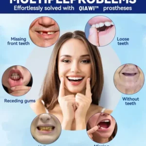 QIAWI™ Premium Custom Silicone Denture Set