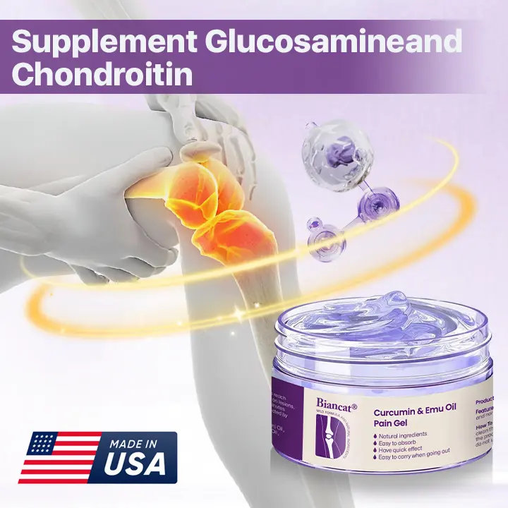 Biancat® Curcumin & Emu Oil Pain Gel – 🏥Backed by US Osteopathic Experts