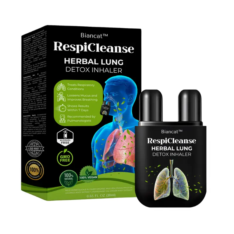 Biancat® RespiCleanse Herbal Lung Detox Inhaler.