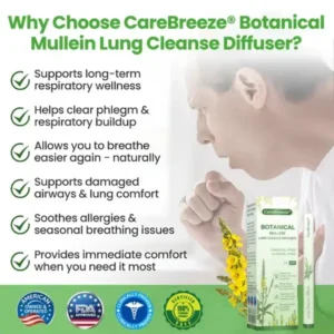 CareBreeze® Botanical Mullein Lung Cleanse Diffuser