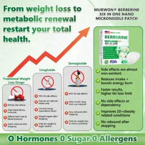 MURWON®𝟔-𝐢𝐧-𝟏𝐍𝐀𝐃+𝐁𝐞𝐫𝐛𝐞𝐫𝐢𝐧𝐞𝐀𝐥𝐥-𝐢𝐧-𝐎𝐧𝐞 𝐁𝐨𝐝𝐲-𝐒𝐡𝐚𝐩𝐢𝐧𝐠 𝐍𝐚𝐧𝐨 𝐌𝐢𝐜𝐫𝐨𝐧𝐞𝐞𝐝𝐥𝐞 𝐏𝐚𝐭𝐜𝐡